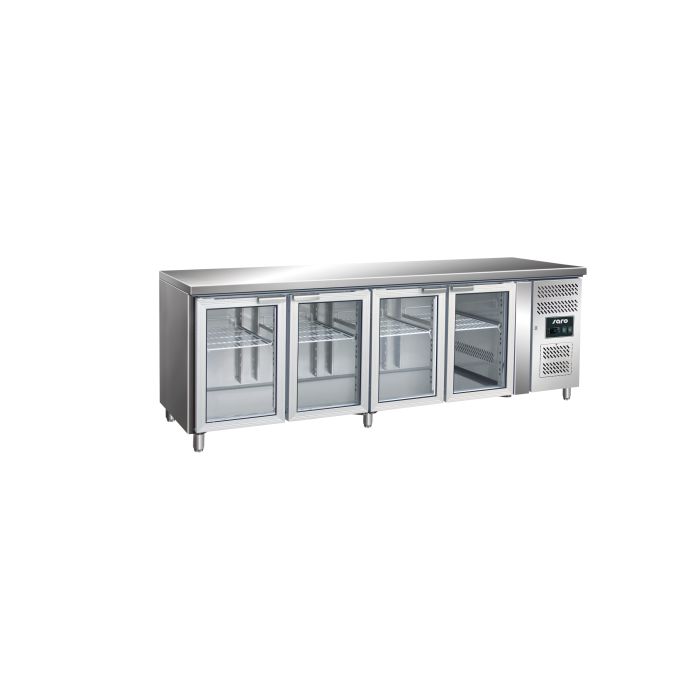 SARO Kühltisch mit Glastür Modell GN 4100 TNG-1