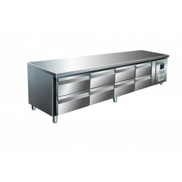 Unterbaukühltisch, 4x2 Schubladen, UGN 4180 TN