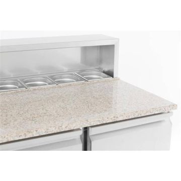 Pizzatisch mit 2 Türen