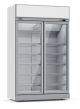 Kühlschrank / Getränkekühlschrank / Supermarktkühlung mit 2 Glastüren 1000 Liter